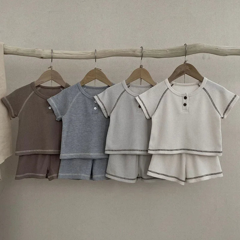 חליפת וופל קצרה- דני