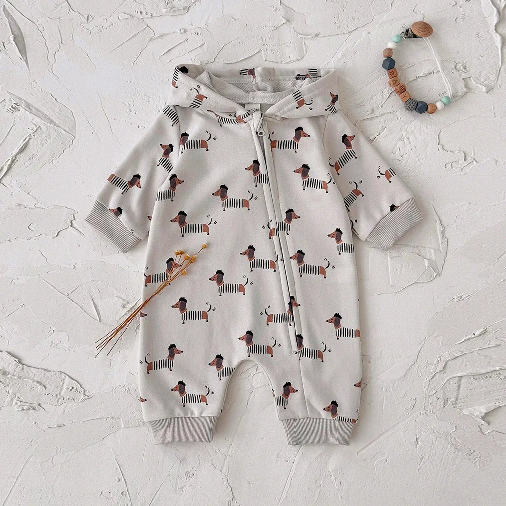 אוברול עם כובע- כרמל