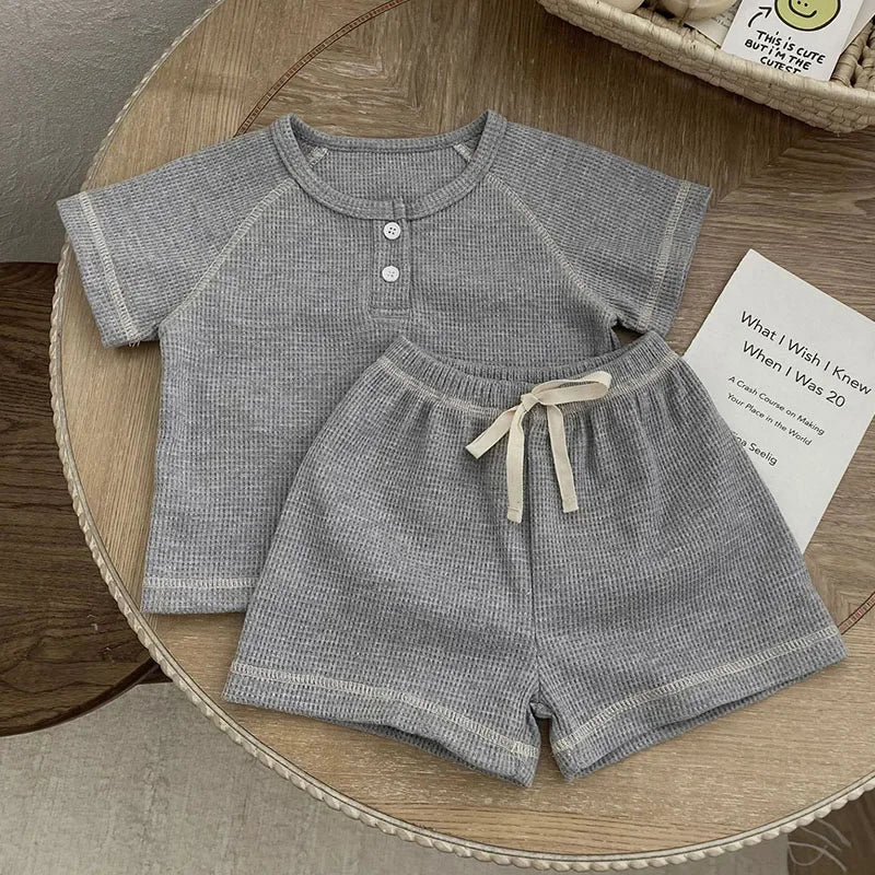 חליפת וופל קצרה- דני