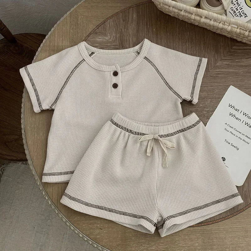 חליפת וופל קצרה- דני