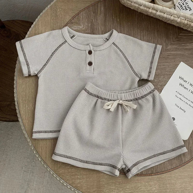 חליפת וופל קצרה- דני